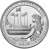 USA EEUU 25 CENTS. QUARTER DOLLAR AMERICAN MEMORIAL PARK 2019 D O P A ELEGIR UNC NEW - 2010-...: National Parks