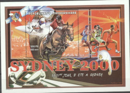 Madagascar 2000, Olympic Games In Sidney, Horse Race, Rowing, Running, BF - Estate 2000: Sydney