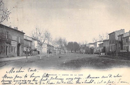 30 - AIMARGUES : Avenue De La Gare (Attelage) - CPA - Gard - Other & Unclassified