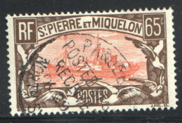 Chalutier 65 Cent. Cent. Yv148  Oblitération  «Paquebot» De North Sydney - Used Stamps