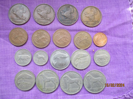 Lot Ireland 18 Coins 1928 - 2000 - Kiloware - Münzen