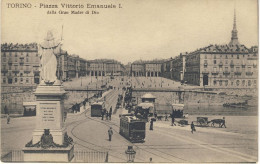 Piazza Vittorio Emanuele I - Viaggiata Il 8 Giugno 1915 In Franchigia Per Militari (2 Immagini) - Lugares Y Plazas