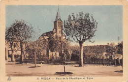 MEDEA Place De La République Et L'Eglise - Médéa