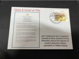 16-2-2024 (4 X 25) War In Gaza - Ausrtralia - New Zealand - Canada - PM Statment About Rafah In Gaza - Militaria