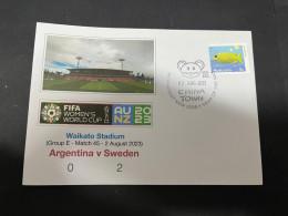 16-2-2024 (4 X 22) 3 Covers - FIFA Women's Football World Cup 2023 - Argentina Matches - Altri & Non Classificati