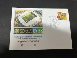 16-2-2024 (4 X 22) 4 Covers - FIFA Women's Football World Cup 2023 - Canada Matches - Sonstige & Ohne Zuordnung