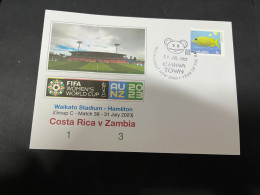 16-2-2024 (4 X 22) 3 Covers - FIFA Women's Football World Cup 2023 - Costa Rica Matches - Other & Unclassified