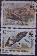 BULGARIA 1989 ~ S.G. 3593 - 3594, ~ BATS. ~  VFU #02884 - Oblitérés