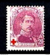 131 - 20c Violet Et Rouge Albert 1er - Neuf N* - Cote : 15 Euros - Très Beau - 1914-1915 Croix-Rouge