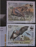 BULGARIA 1989 ~ S.G. 3593 - 3594, ~ 'LOT C' ~ BATS. ~  VFU #02886 - Oblitérés