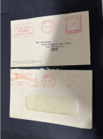 16-2-2024 (4 X 24) Australia Cover X 2 - 1950's (with Advertising) - Lettres & Documents