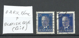 Estland Estonia 1938 Michel 135 - Color Shades, O - Estland