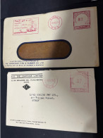 16-2-2024 (4 X 24) Australia Cover X 2 - 1950's (with Advertising) - Lettres & Documents