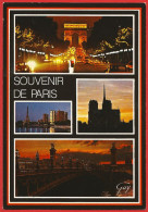 Paris : Vues Multiples De Nuit - Carte Neuve, Non-circulée TBE - Paris By Night