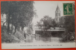 38 - Pont De Chéruy (Isère) - Le Pont De L'Eglise - Pont-de-Chéruy