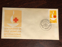 BRAZIL FDC COVER 1963 YEAR RED CROSS HEALTH MEDICINE STAMPS - Covers & Documents