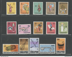 1968-73 SINGAPORE, Stanley Gibbons N. 101-15 - Serie Di 15 Valori - MNH** - Other & Unclassified