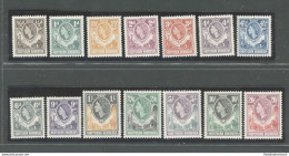 1953 Northern Rhodesia, Stanley Gibbons N. 61/74, Serie Di 14 Valori - MNH** - Other & Unclassified