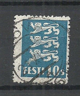 ESTLAND ESTONIA 1930 O NÕVA Michel 79 - Estland