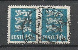 ESTLAND ESTONIA 1930 O VÄGEVA Michel 79 As Pair - Estland