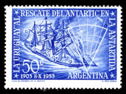 Argentina 1953 50th Anniversary Of Rescue Of The Antarctic Unmounted Mint. - Nuovi