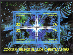 Cocos (Keeling) Islands 1985 Christmas Souvenir Sheet Fine Used. - Islas Cocos (Keeling)