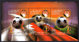 Bahrain 2002 World Cup Football Championship Souvenir Sheet Unmounted Mint. - Bahrein (1965-...)