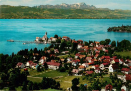 73957714 Wasserburg_Bodensee Panorama Mit Halbinsel Alpenblick - Wasserburg (Bodensee)