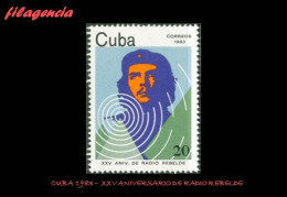 CUBA MINT. 1983-04 XXV ANIVERSARIO DE RADIO REBELDE. ERNESTO CHE GUEVARA - Nuevos