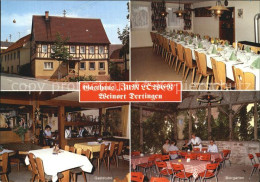 72434147 Dertingen Gasthaus Zum Loewen Biergarten Gaststube Speisesaal Wertheim - Wertheim