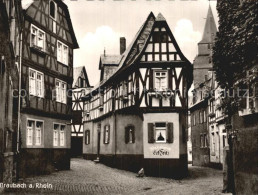 72433703 Braubach Rhein Altstadt Weinhaus Fachwerkhaeuser Braubach - Braubach