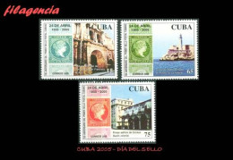 CUBA MINT. 2005-14 DÍA DEL SELLO CUBANO. PRIMERA EMISIÓN DE SELLOS CIRCULADOS EN CUBA - Nuevos