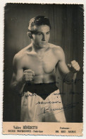 Photo Imprimée 9X14cm - Valère BENEDETTO, Boxeur Professionnel - Signature Autographe "A Mon Ami Roger..." - Sporten