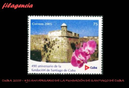 CUBA MINT. 2005-24 490 AÑOS DE LA FUNDACIÓN DE LA CIUDAD DE SANTIAGO DE CUBA - Nuevos