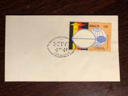 BRAZIL FDC COVER 1974 YEAR BLIND OPHTHALMOLOGY  HEALTH MEDICINE STAMPS - Storia Postale