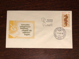 BRAZIL FDC COVER 1977 YEAR ODONTOLOGIE ODONTOLOGIA HEALTH MEDICINE STAMPS - Covers & Documents