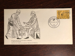 BRAZIL FDC COVER 1979 YEAR ORTHOPEDICS TRAUMATOLOGY SURGERY HEALTH MEDICINE STAMPS - Lettres & Documents