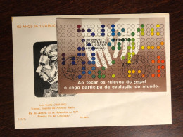 BRAZIL FDC COVER 1979 YEAR BRAILLE BLIND OPHTHALMOLOGY HEALTH MEDICINE STAMPS - Lettres & Documents