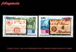 CUBA MINT. 2006-04 250 ANIVERSARIO DEL CORREO ORDINARIO EN CUBA - Nuevos