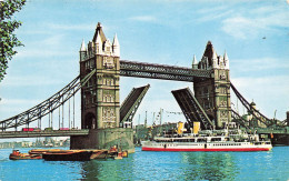 ROYAUME UNI - London - Tower Bridge - Colorisé - Carte Postale - Tower Of London