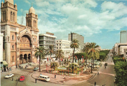 TUNISIES - Tunis - Vue Sur L'avenue Bouguiba - Colorisé - Carte Postale - Tunisie