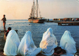 TUNISIE - Jerba - Vue Sur Le Port D'Houmt Souk  - Colorisé -  Carte Postale - Tunesien