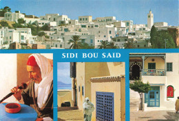 TUNISIE - Sidi Bou Said - Multivues - Colorisé -  Carte Postale - Tunesien