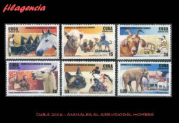 CUBA MINT. 2006-24 ANIMALES AL SERVICIO DEL HOMBRE - Nuevos