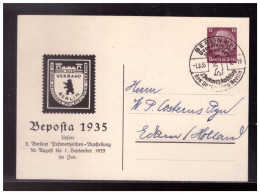 DT- Reich (023794) Privat Ganzsache PP131/ C3 Berliner Postwertausstellung Im Zoo Mit SST Vom 1.9.1935 - Interi Postali Privati