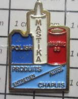 221 Pin's Pins : BEAU ET RARE / MARQUES / MASTIKA POLISH MASTIC ENTRETIEN AUTOS PRODUITS CHAPUIS - Medizin