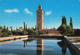MAROC - Marrakech - Vue Générale De La Koutoubia - Colorisé - Carte Postale - Marrakesh