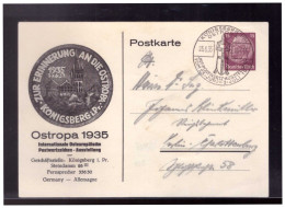 DT- Reich (023795) Privat Ganzsache PP131/ C2 Königsberg, Ostropa 1935, Mit SST Vom 26.6.1935 - Interi Postali Privati