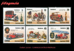 CUBA MINT. 2006-30 ANTIGUOS CARROS DE BOMBEROS - Nuevos