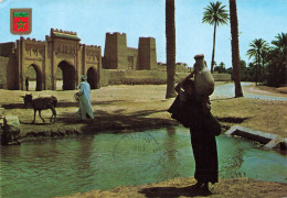 MAROC - Vue Sur Un Village Du Désert - Maroc Typique - Colorisé - Carte Postale Ancienne - Autres & Non Classés